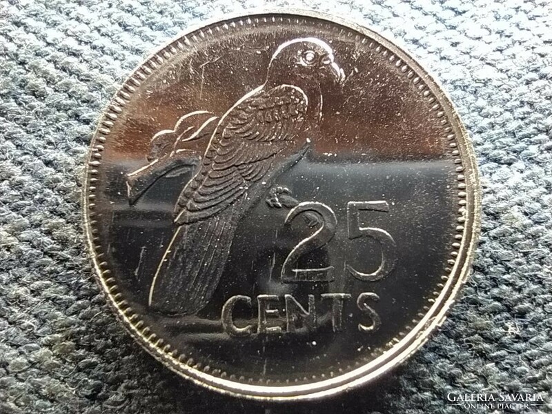 Seychelle-szigetek 25 cent 2007 PM UNC FORGALMI SORBÓL (id70069)