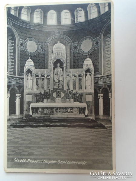 D196165 Szeged - votive church - St. Gellért altar 1930's