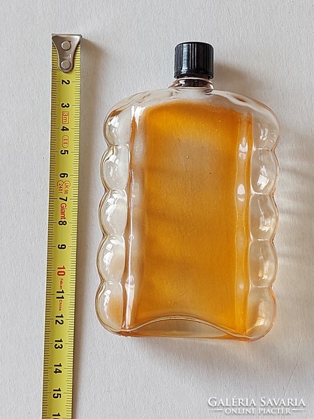 Régi üveg napolajos CAOLA Bronzolaj retro palack
