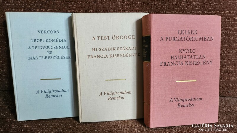 Világirodalom remekek: franciák 13: kisregények (3 kötet)