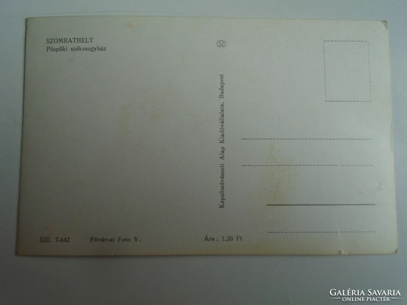 D196189 Szombathely - old postcard 1964