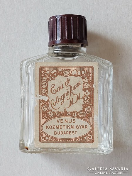 Old perfume bottle venus m.M. Labeled retro cologne bottle