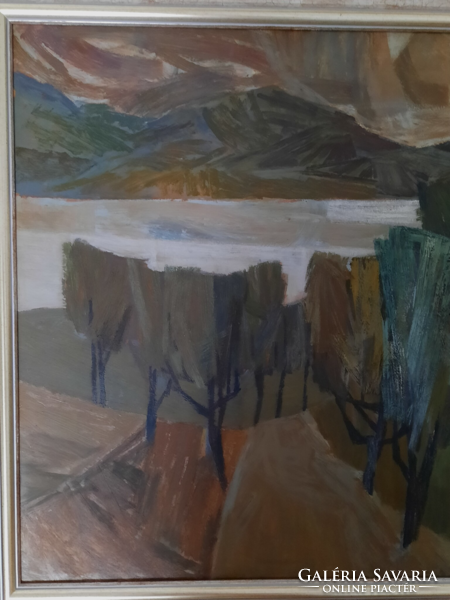 Nagy Tibold (1923-1988)  : Tájkép  (80 x 60 cm)