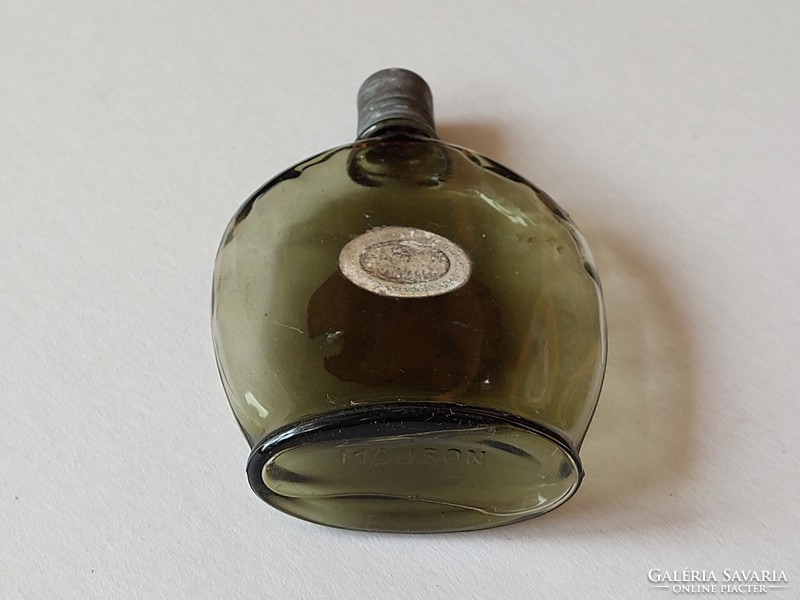 Old perfume glass monsoon lavender green cologne bottle