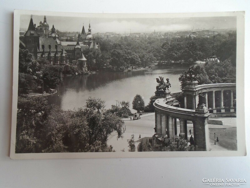 D196171  Budapest -Városligeti tó - 1948 fotólap  Radványi  Ózd