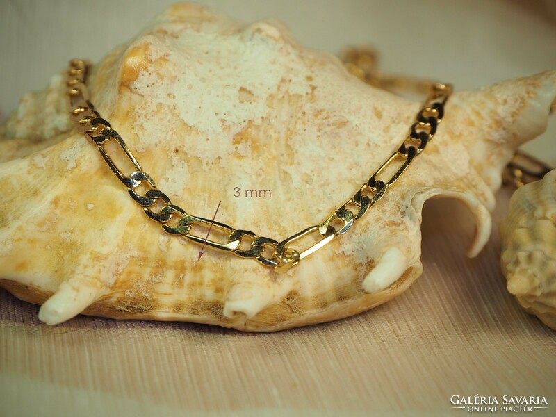 Gold-colored fashion necklace (goldfilled) unisex
