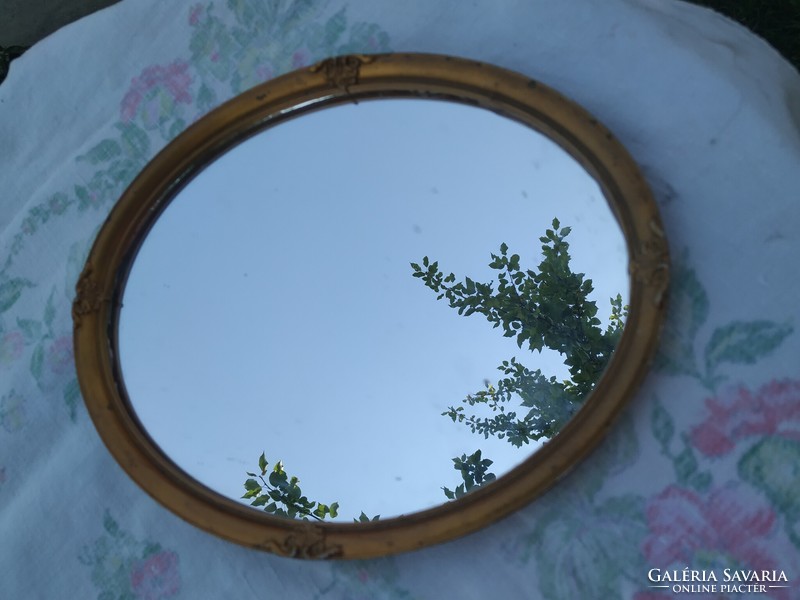 Oval frame mirror for sale!