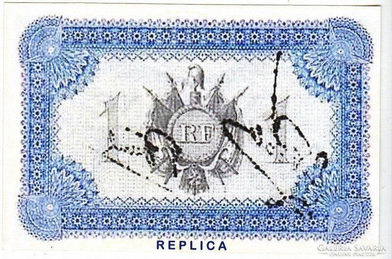 French Guiana 1 French Guiana franc 1916 replica