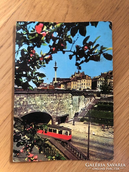 Varsó képeslap