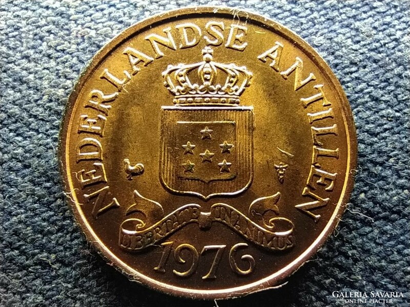 Holland Antillák Júlia (1948-1980) 2 1/2 cent 1976 UNC (id66632)