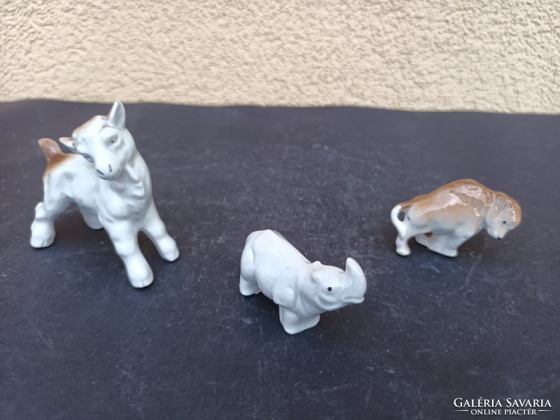 Miniature porcelain figurines