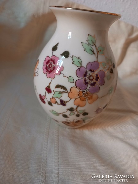 Zsolnay pillangós váza 13 cm