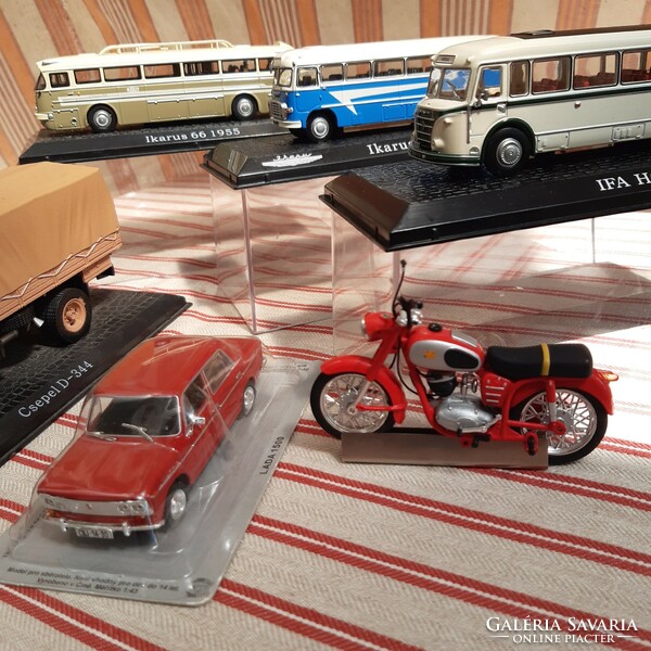 Domestic vehicle industry, retro, Ikarus, Lada, Csepel, Pannonia collection