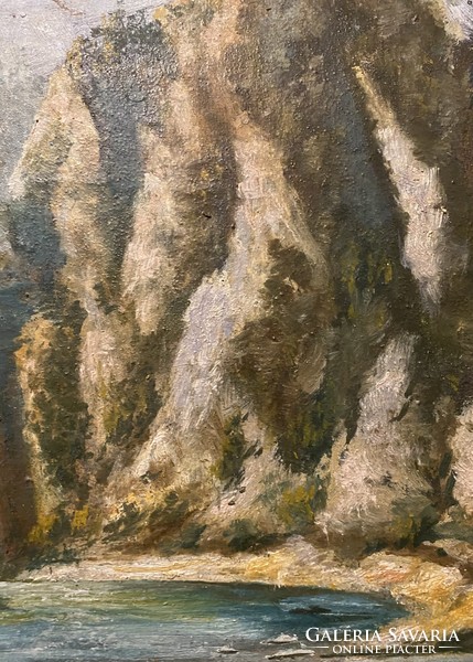 József Reményi: in a bay - oil, canvas