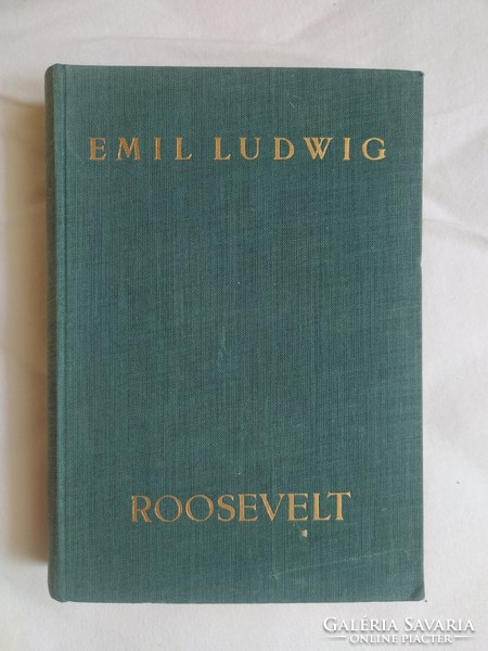 Emil Ludwig: Roosevelt (ex libris az előzéklapon) 3000 Ft