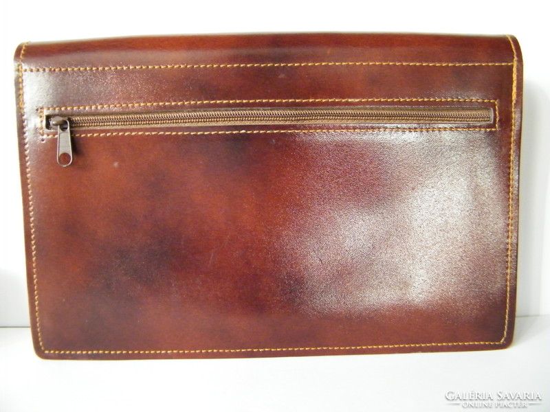 Retro pierre cardin men's leather car bag, handbag