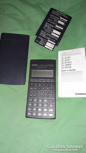 Szuper álapotú CASIO fx-82TL TUDOMÁNYOS számológép kalkulátor S.V:P:A:M. a képek szerint