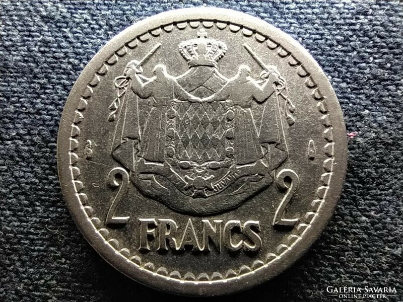 Monaco II. Lajos (1922-1949) 2 francs (id67739)