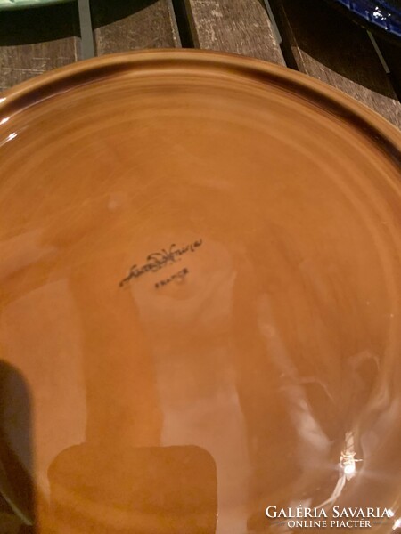 Sarreguemines French ceramic divided plate