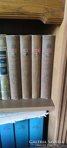 History of the Hungarian Nation 1-4 in brown editions