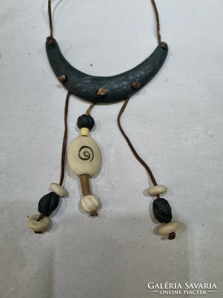 Industrial ceramic necklace