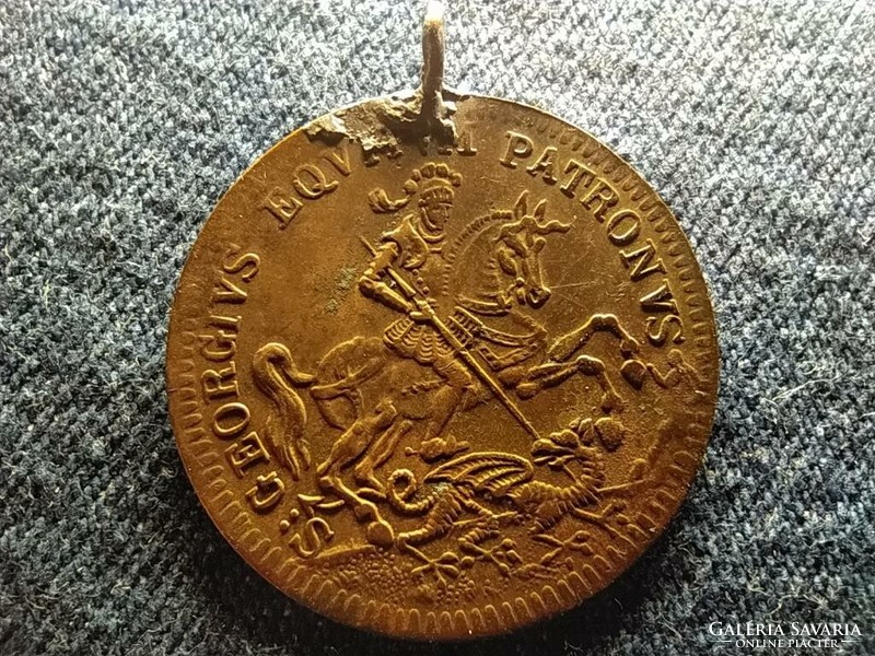 Dragon George Saint Medal Pendant (id55669)