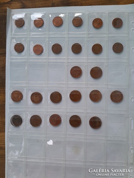 1- And 2 euro cents 12-12 varieties