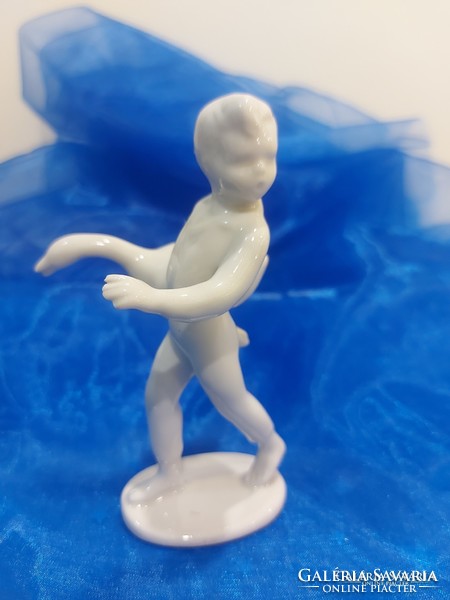 Raven House porcelain, with a boy's feet