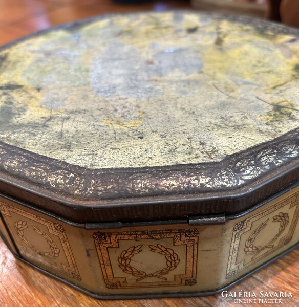 Antique tin box