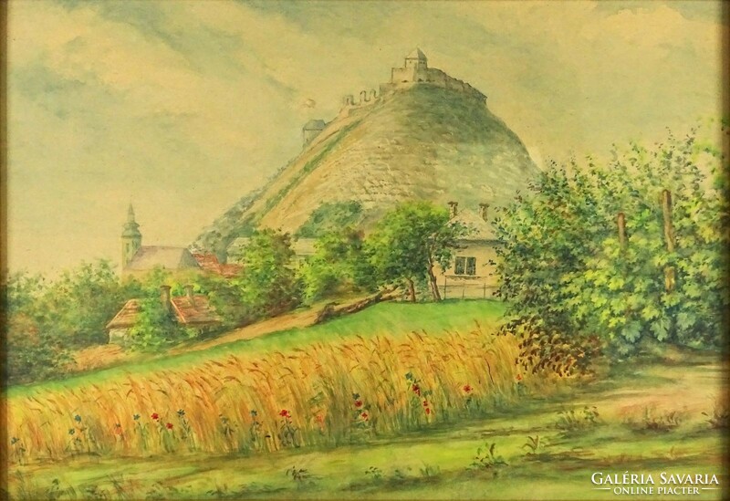 1N245 XX. századi festő : Sümegi vár