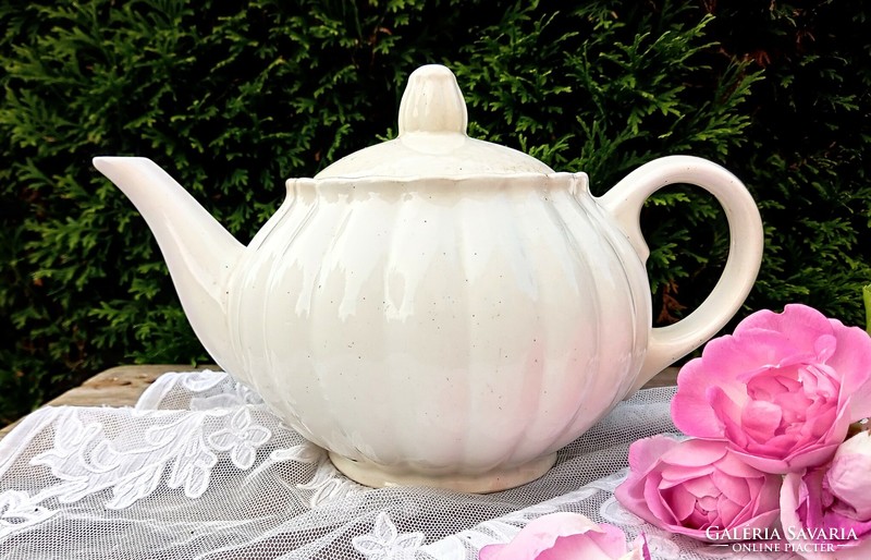 Hungarian art-deco granite teapot