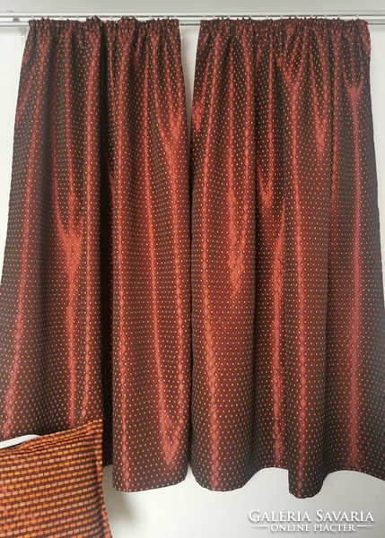 White curtain and Italian brocade blackout set made of extra quality materials are sold together, new