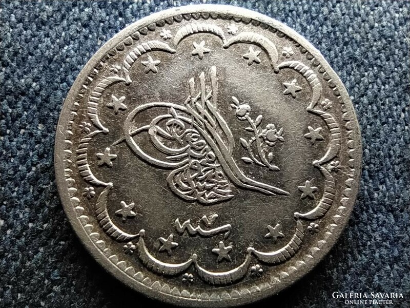Ottoman Empire i. Abdul Medid (1839-1861) .830 Silver 5 by 1845 (id60156)