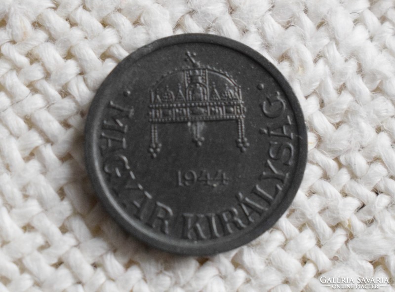 2 Pennies, 1944, bp. , Kingdom of Hungary