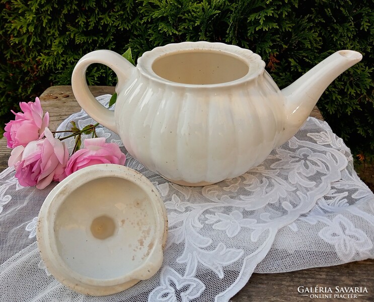 Hungarian art-deco granite teapot