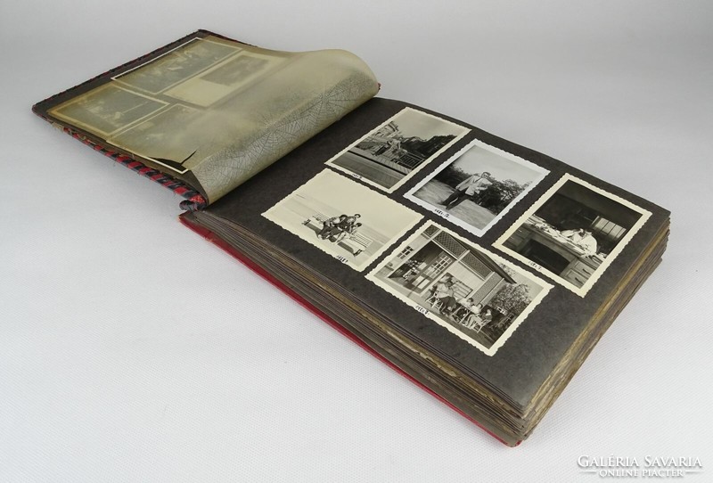 1N267 Régi úti családi fotóalbum 1950-1958
