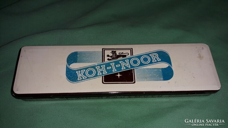 Old metal sheet koh -i -noor - l&c hartmudt Czechoslovakian pencil unit holder 19 x 5 cm as shown in the pictures