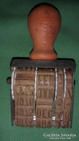 Old 1970s date stamp stamp press as shown in the pictures