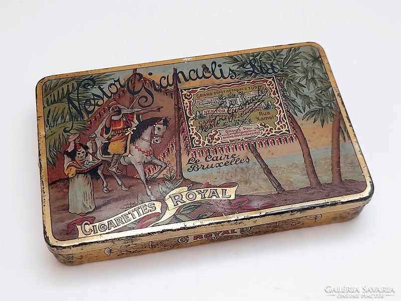 Antique cigarette box