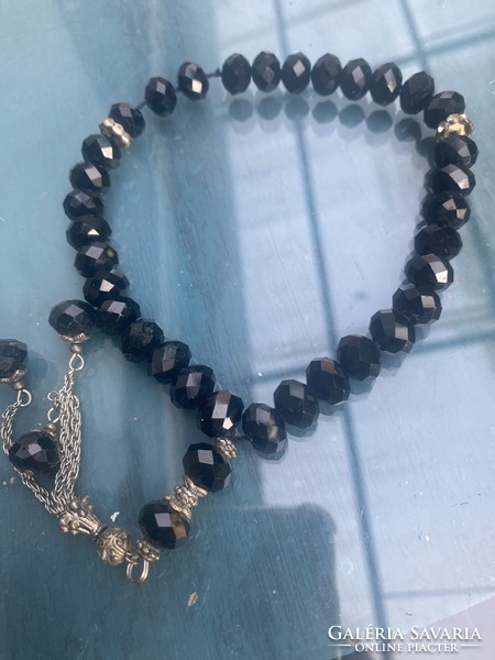 Polished onyx oriental prayer beads