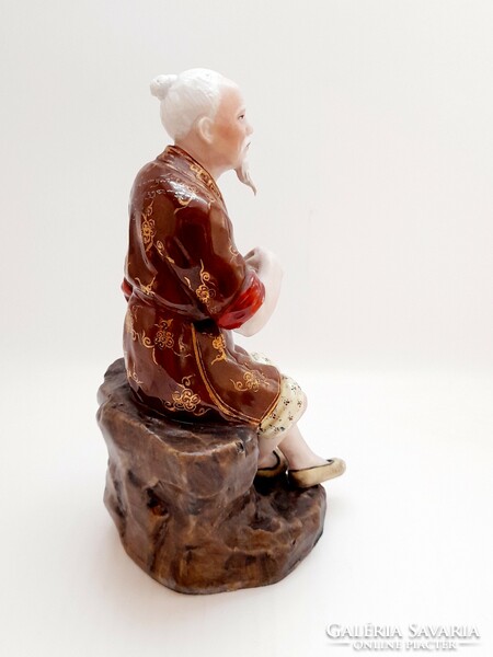 Ritka régi kínai figura, szobor, 23 cm