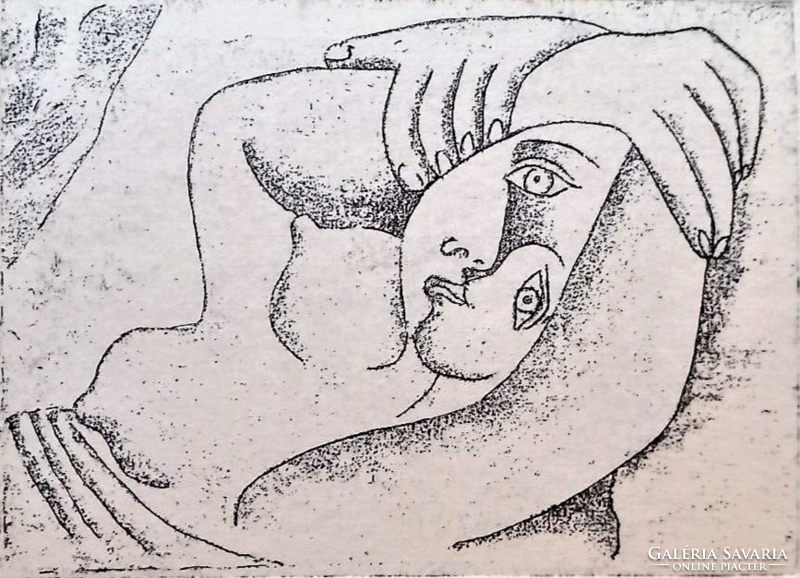 A true masterpiece by Picasso! - Etching, monotype - no halving offers when the price is reduced