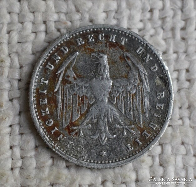 200 Mark f , German Mark , 1923 , German Empire , money , coin