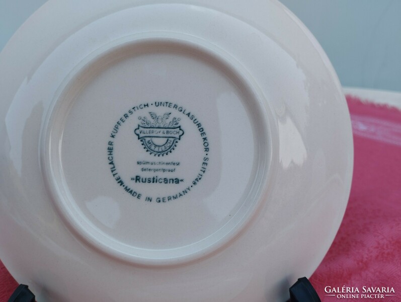 Villeroy & boch, rusticana scene porcelain small plate