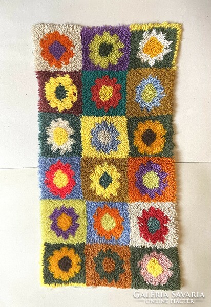 Cheerful colored needlework tapestry 90 x 50 cm