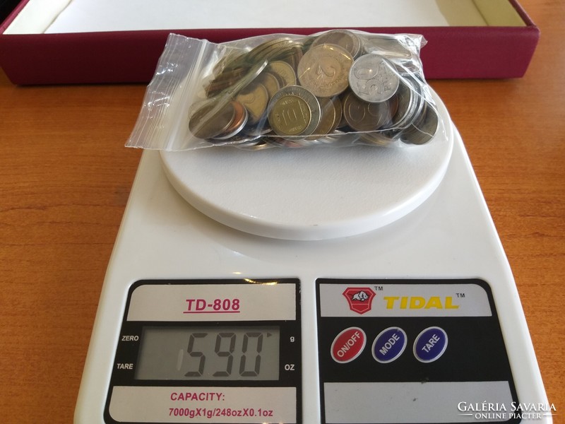 590 Gram mixed coins (no: 23/4.)