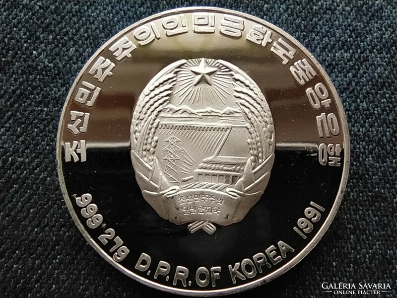 Észak-Korea Olimpia .999 ezüst 500 von 1991 PP (id61573)
