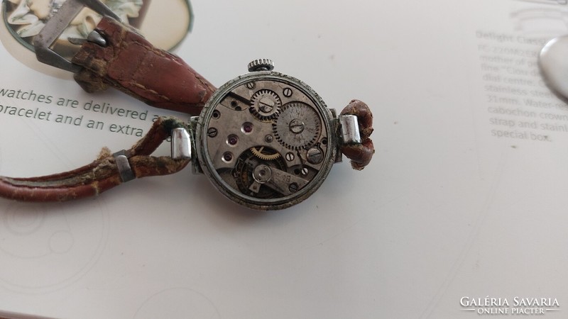 (K) antique doxa mechanical women's watch, not working, 2.2 cm without crown