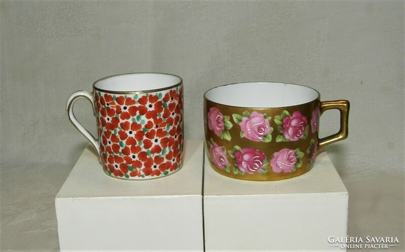 Antique coffee and mocha cups 2 pcs