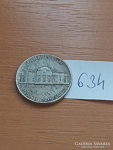USA 5 cents 1978 d, jefferson 634.